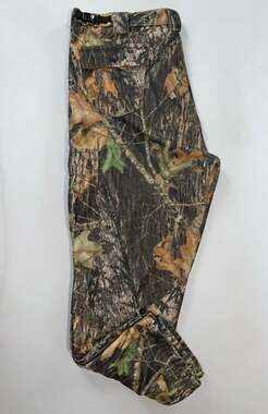 Scent-Lok 3220-019 Men's Polyester Camo Flannel Cargo Hunting Pants. 2XL, Read.